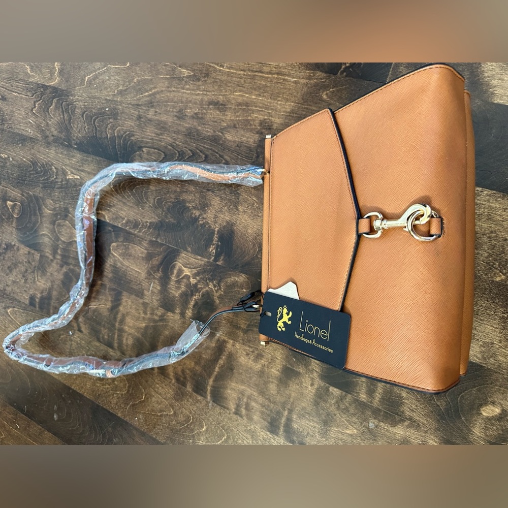Lionel tan/cognac handbag
